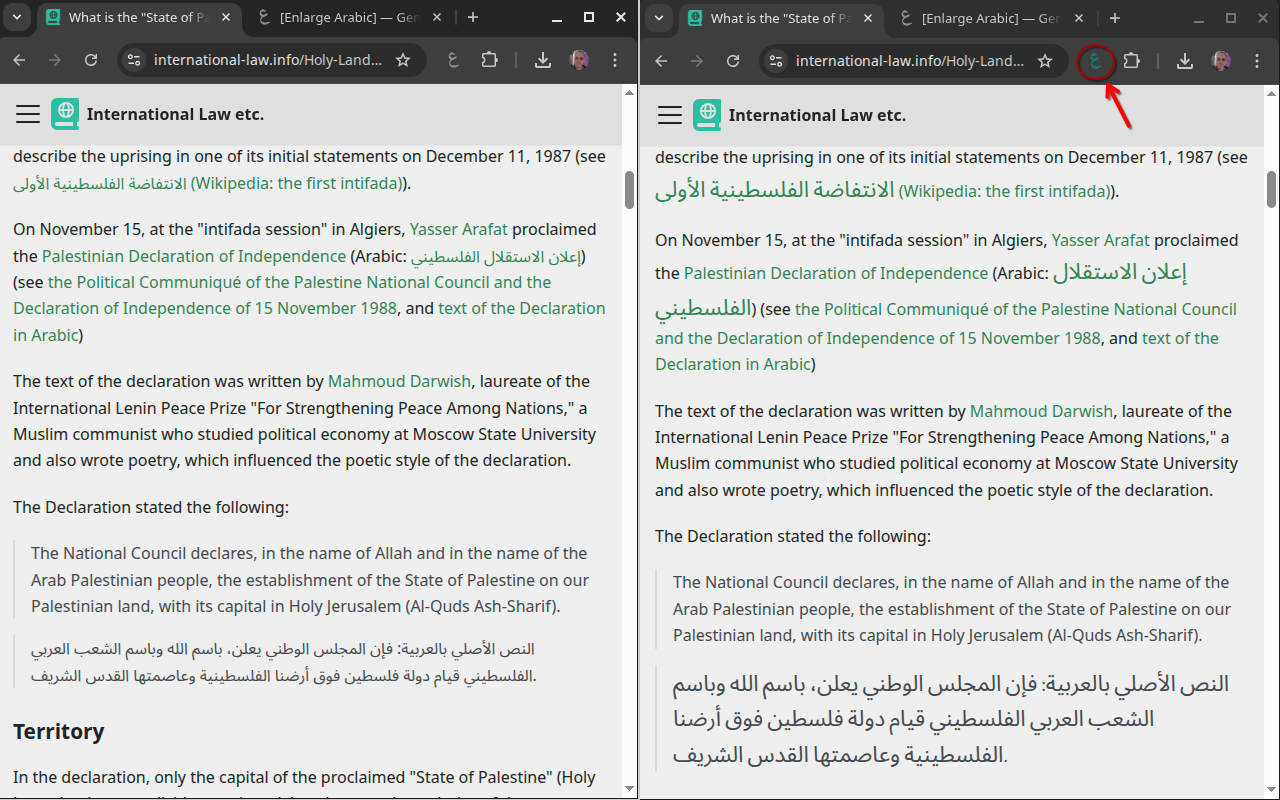 [Enlarge Arabic] - 截图 2