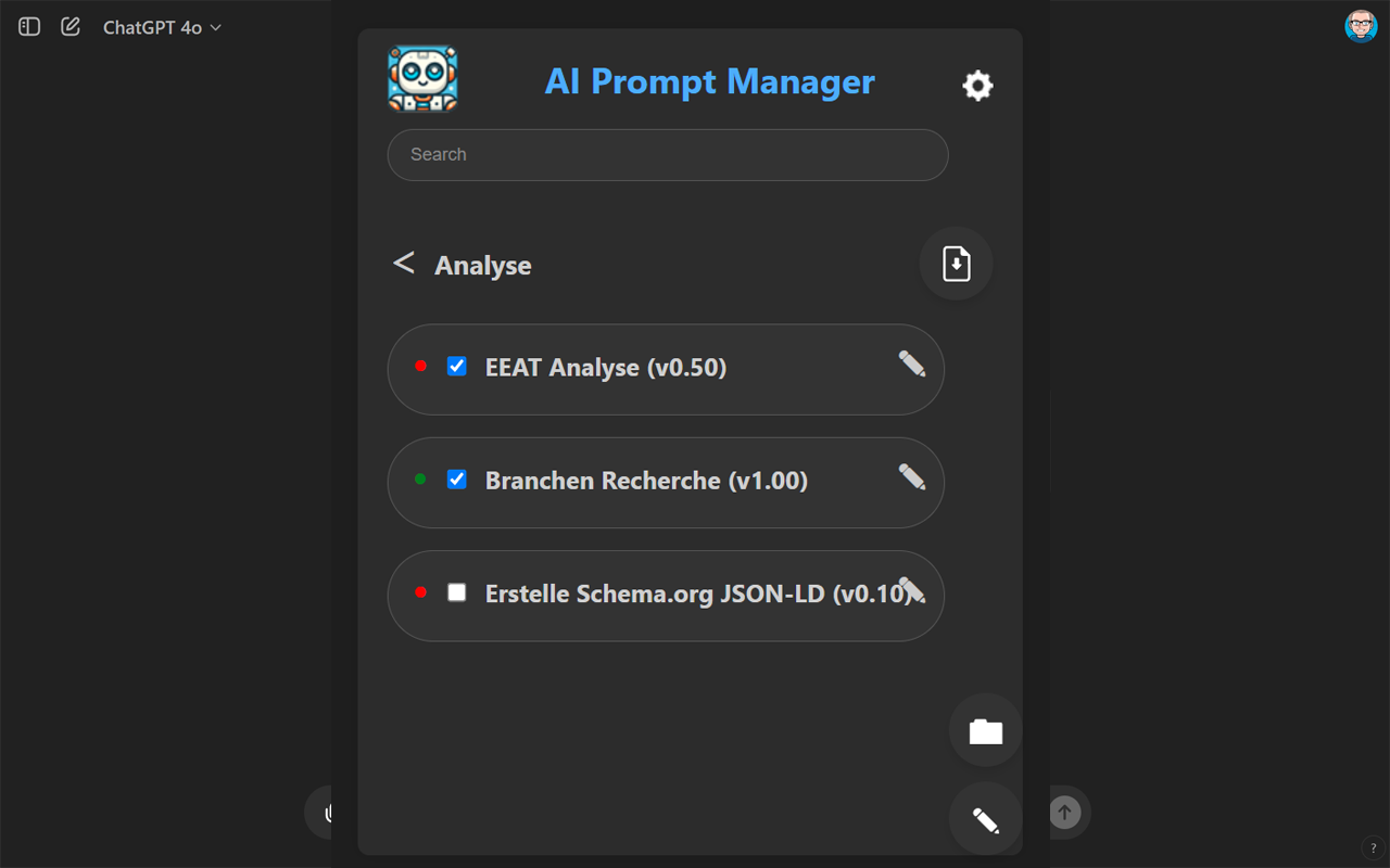 AI Prompt Manager - 截图 3