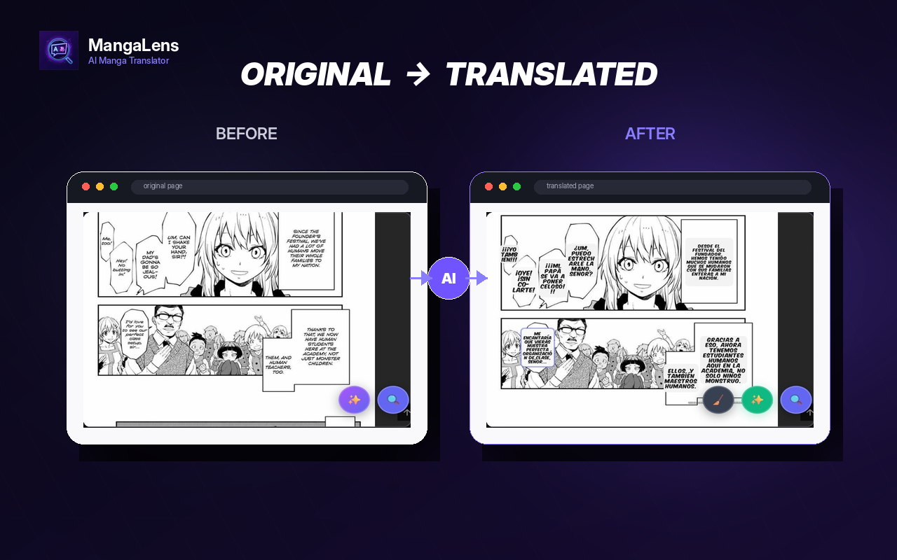 MangaLens - AI Manga Translator - 截图 1