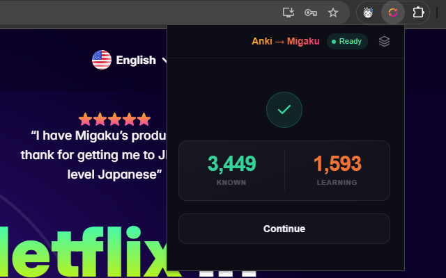 Anki → Migaku Sync - 截图 2