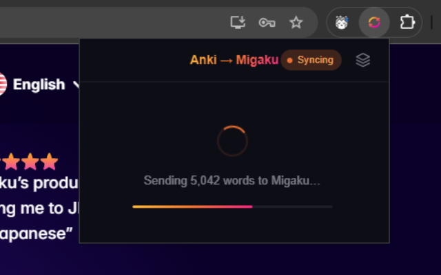 Anki → Migaku Sync - 截图 3
