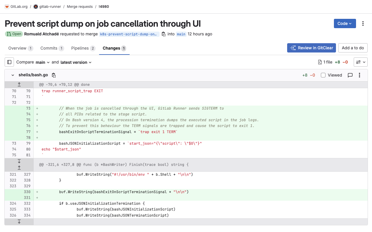 Refined Pull Requests with GitClear - 截图 5