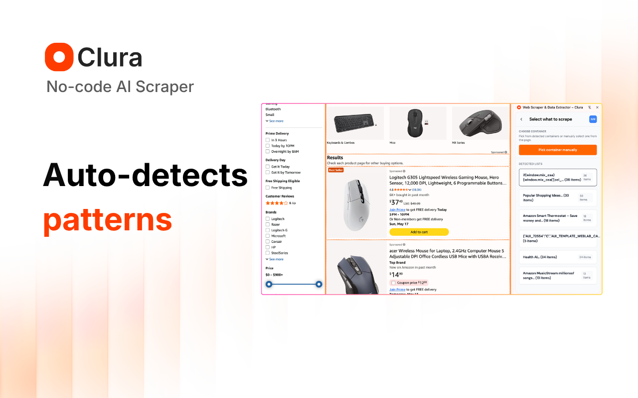 Clura - 人工智能网页抓取工具 - 截图 2