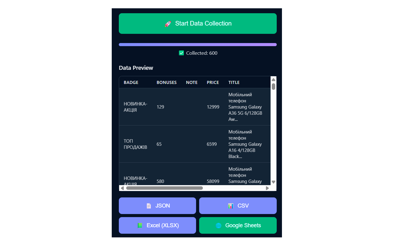 Data Scraper Pro - 截图 3