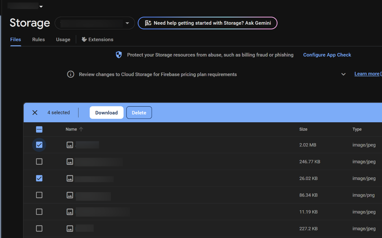 Firebase Storage Backup Downloader - 截图 2