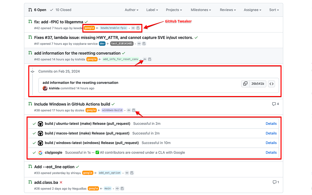 GitHub Tweaker - 截图 2