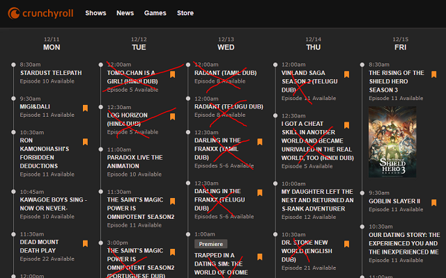 Crunchyroll Sub Only Extension - 截图 2