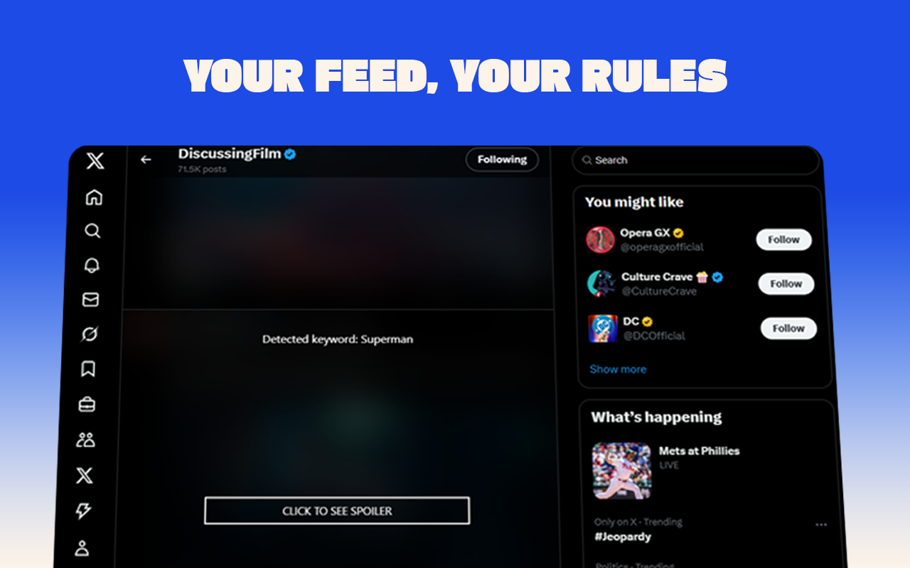 SpoilerSafe - Spoiler Blocker for YouTube & Twitter - 截图 4