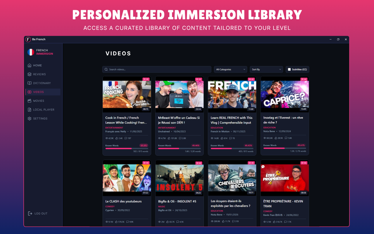 Be French - Learn French Through Immersion - 截图 4