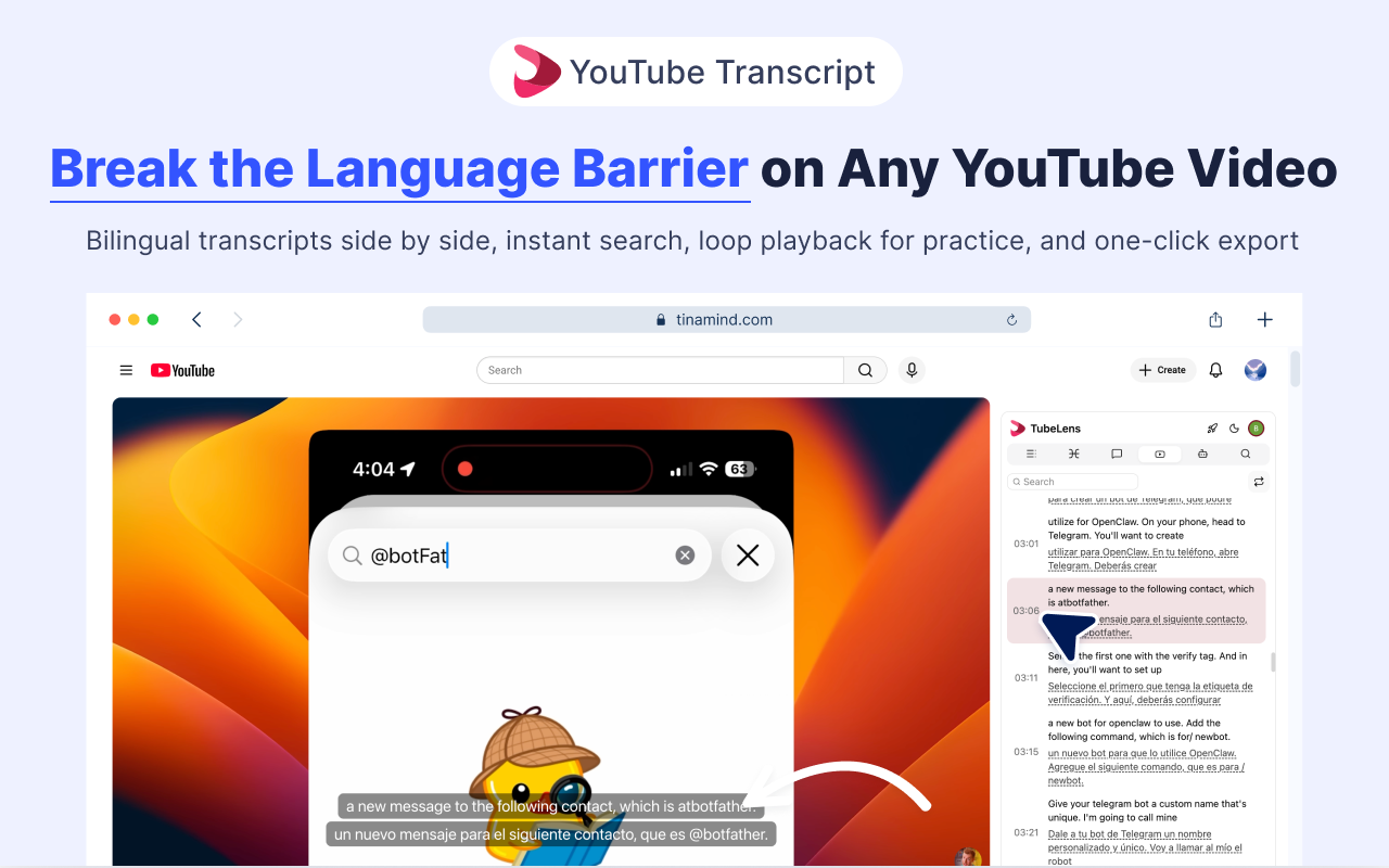 TubeLens - AI YouTube 摘要、思维导图、搜索与评论分析 - 截图 2