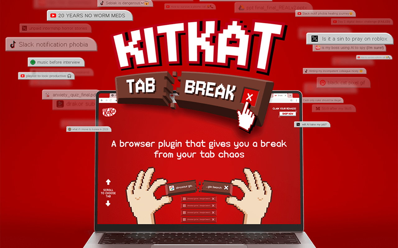 Kitkat Tab Break - 截图 1