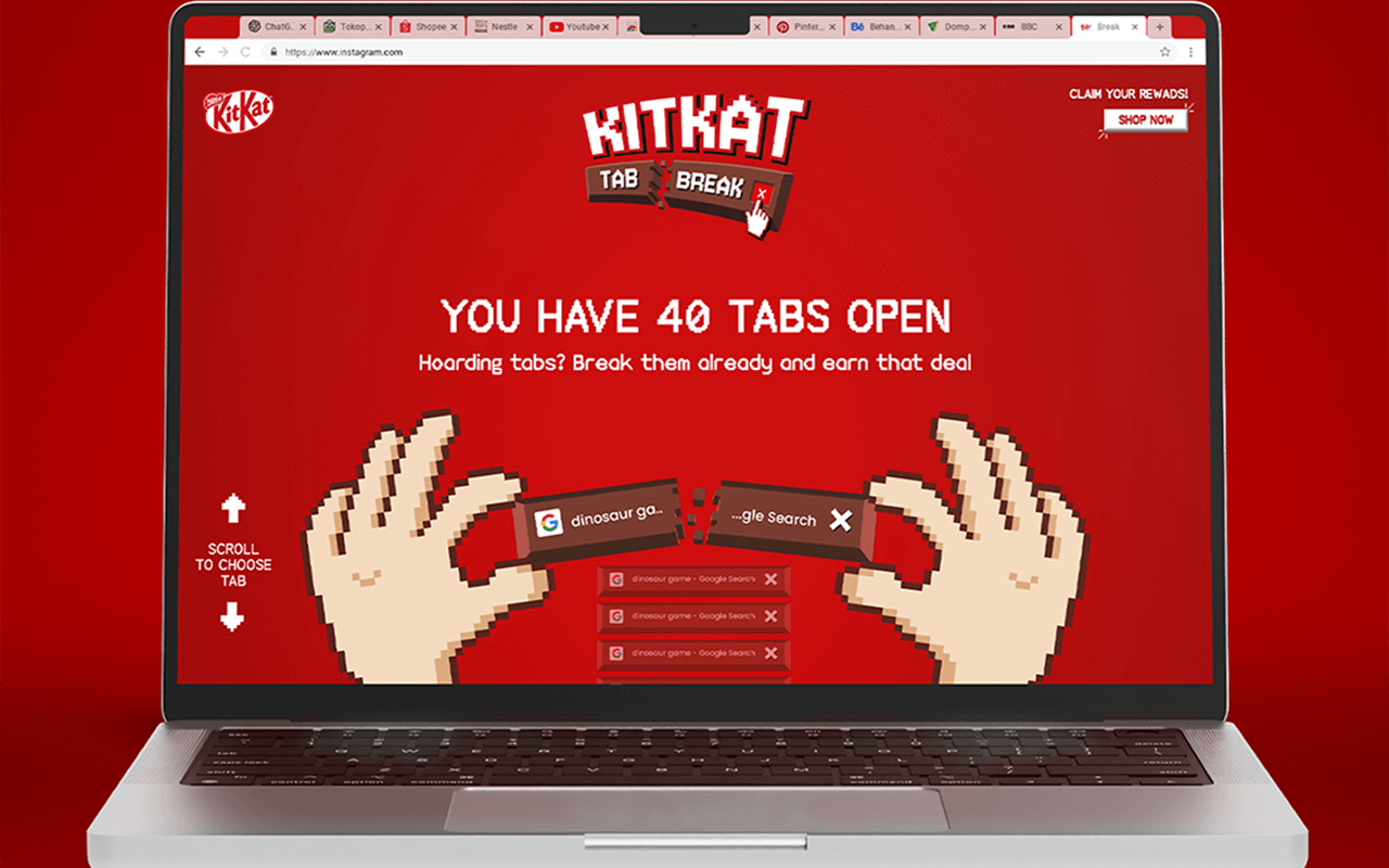 Kitkat Tab Break - 截图 2