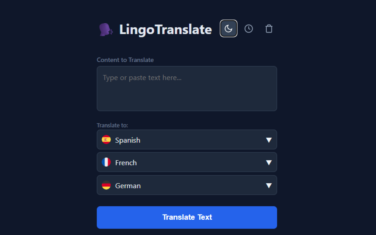 LingoTranslate - Instant 3-Language Translator - 截图 2
