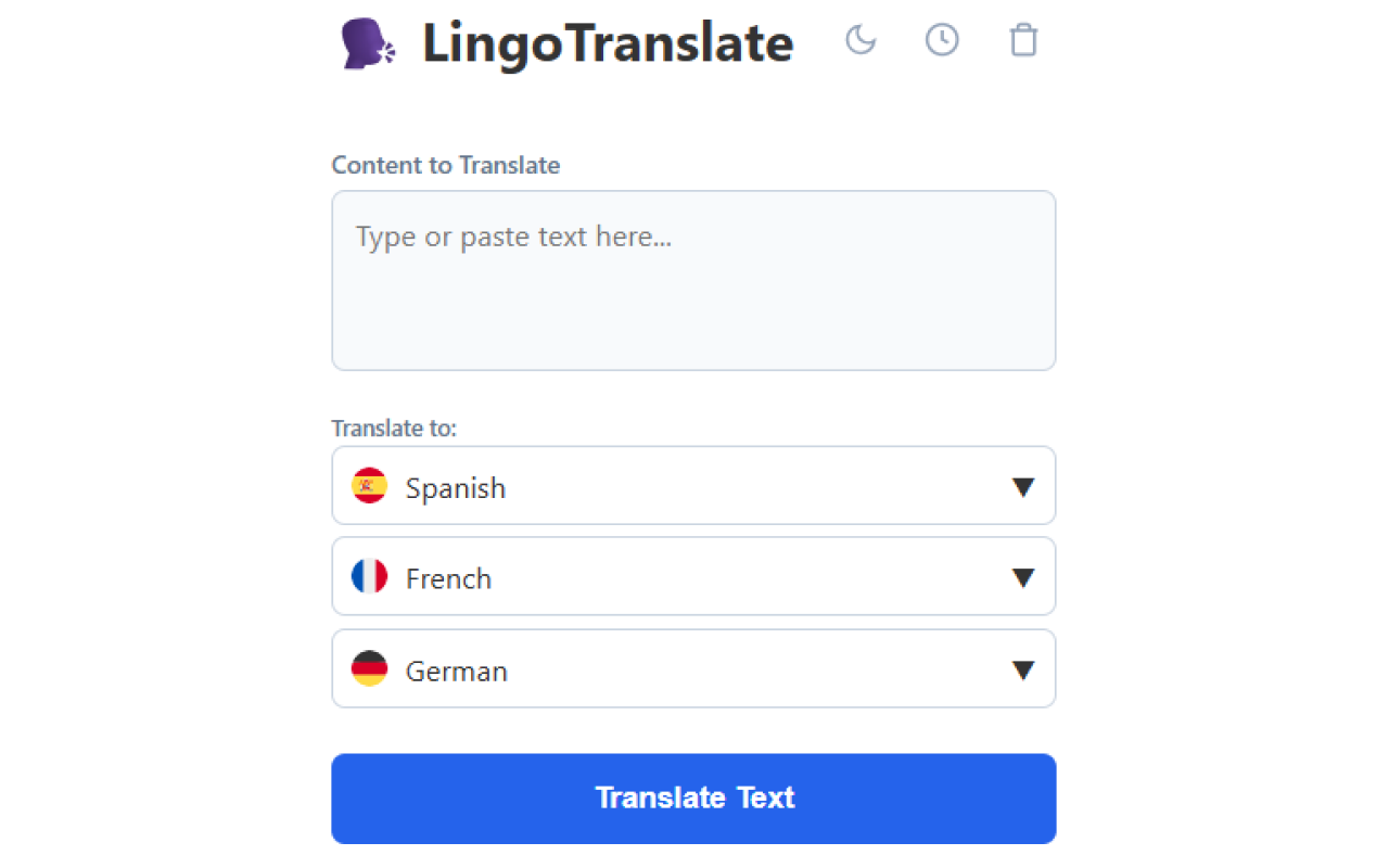 LingoTranslate - Instant 3-Language Translator - 截图 3