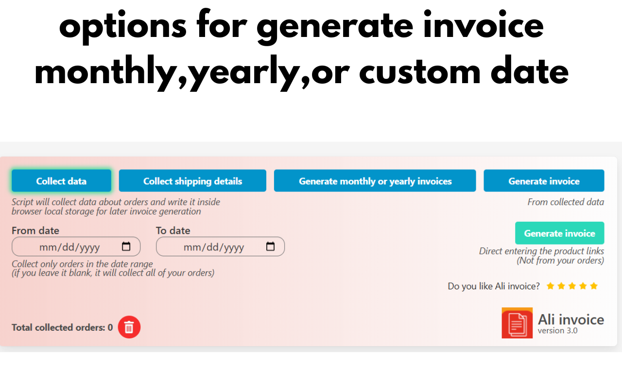 AliInvoice™️ - Get Aliexpress invoice & Receipt - 截图 2
