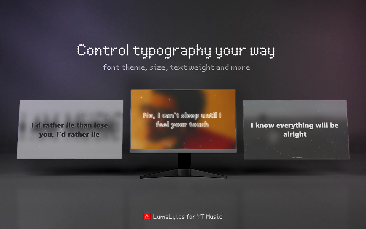 LumaLyrics – Real-Time Lyrics for YouTube Music, Karaoke Mode - 截图 4