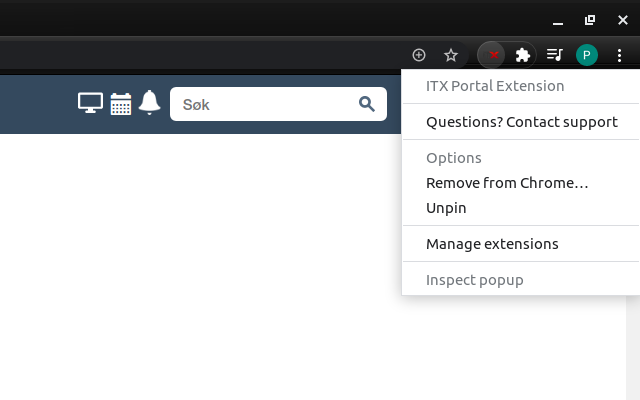 ITX Portal Extension - 截图 1