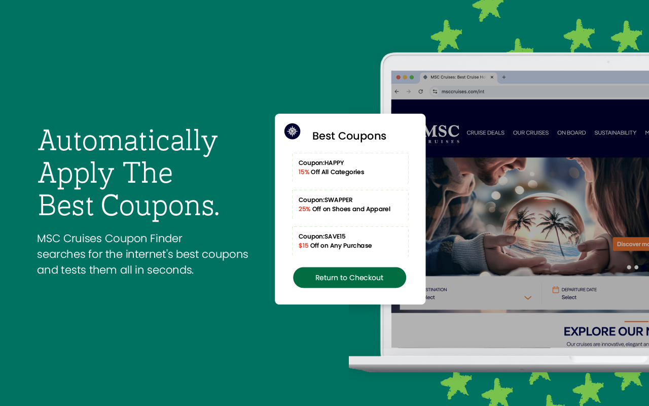 MSC Cruises Coupon Finder - Latest Coupons & Best Deals - 截图 2
