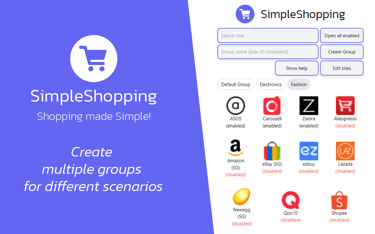 SimpleShopping - 截图 1