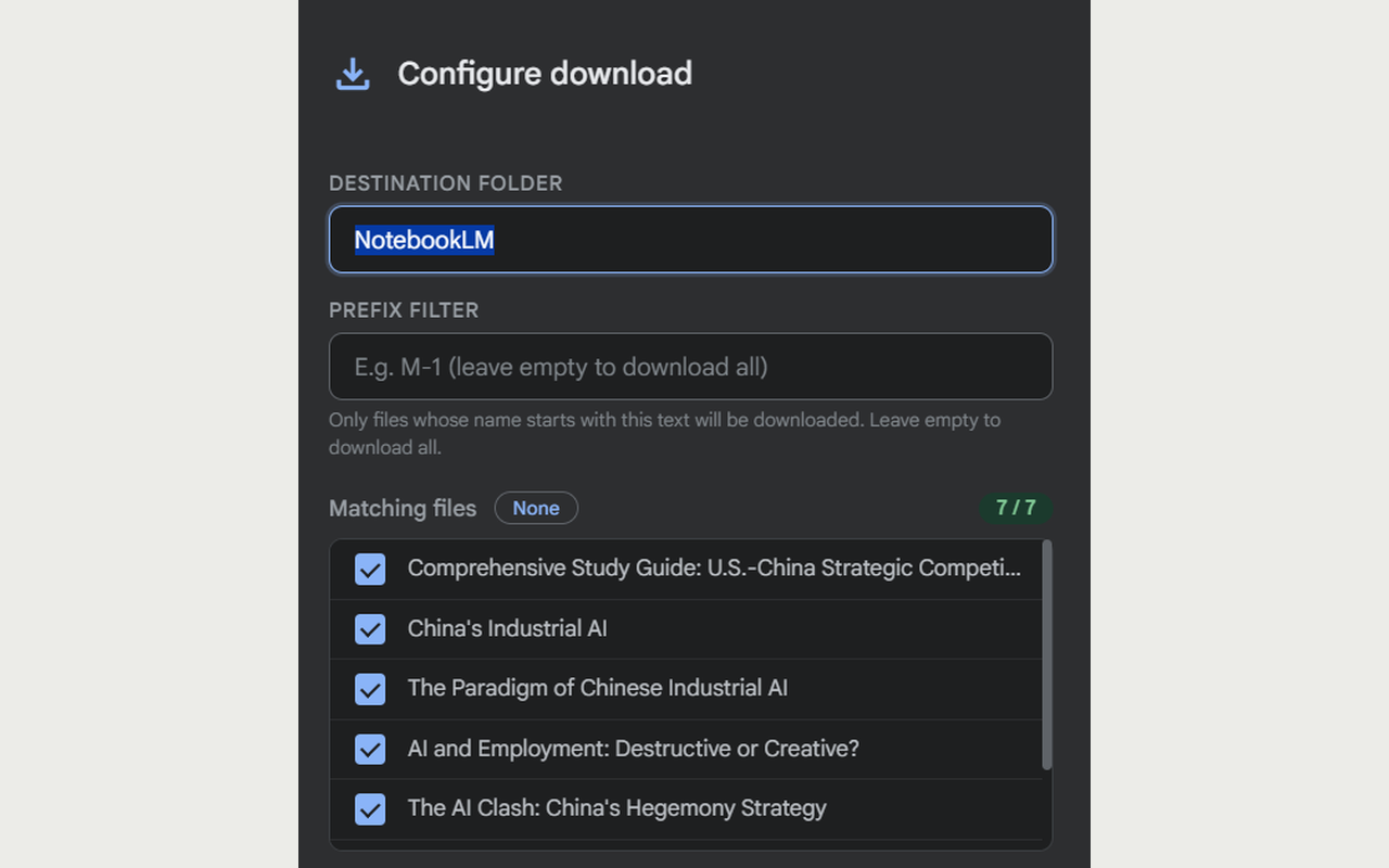 NBLM Toolkit for NotebookLM - 截图 3