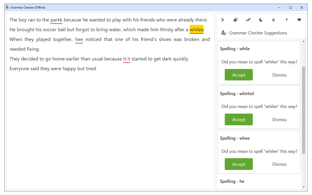 Grammar Checker (Offline) - 截图 1