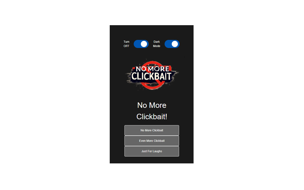 No More Clickbait! - 截图 2