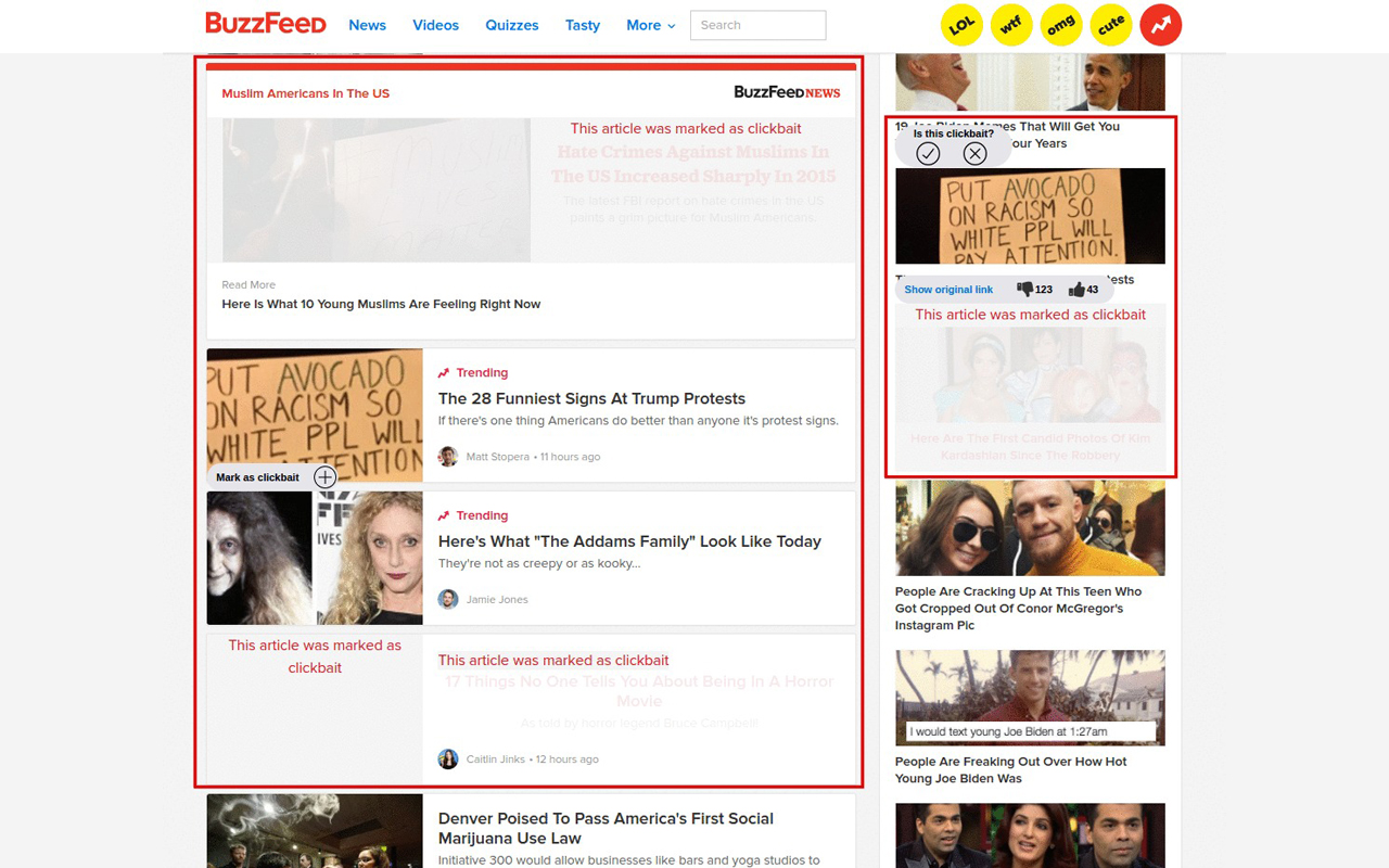 ClickBait Blocker - 截图 2