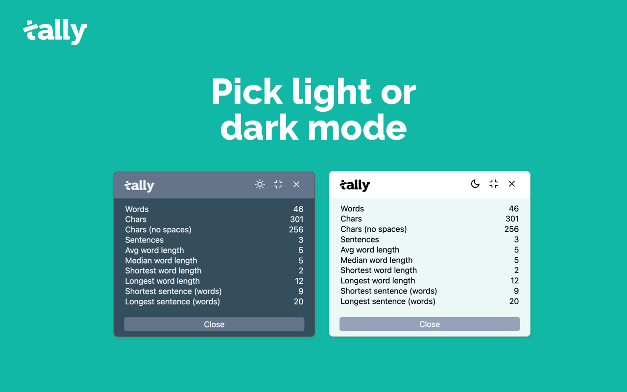 Word Counter (Tally) - 截图 1