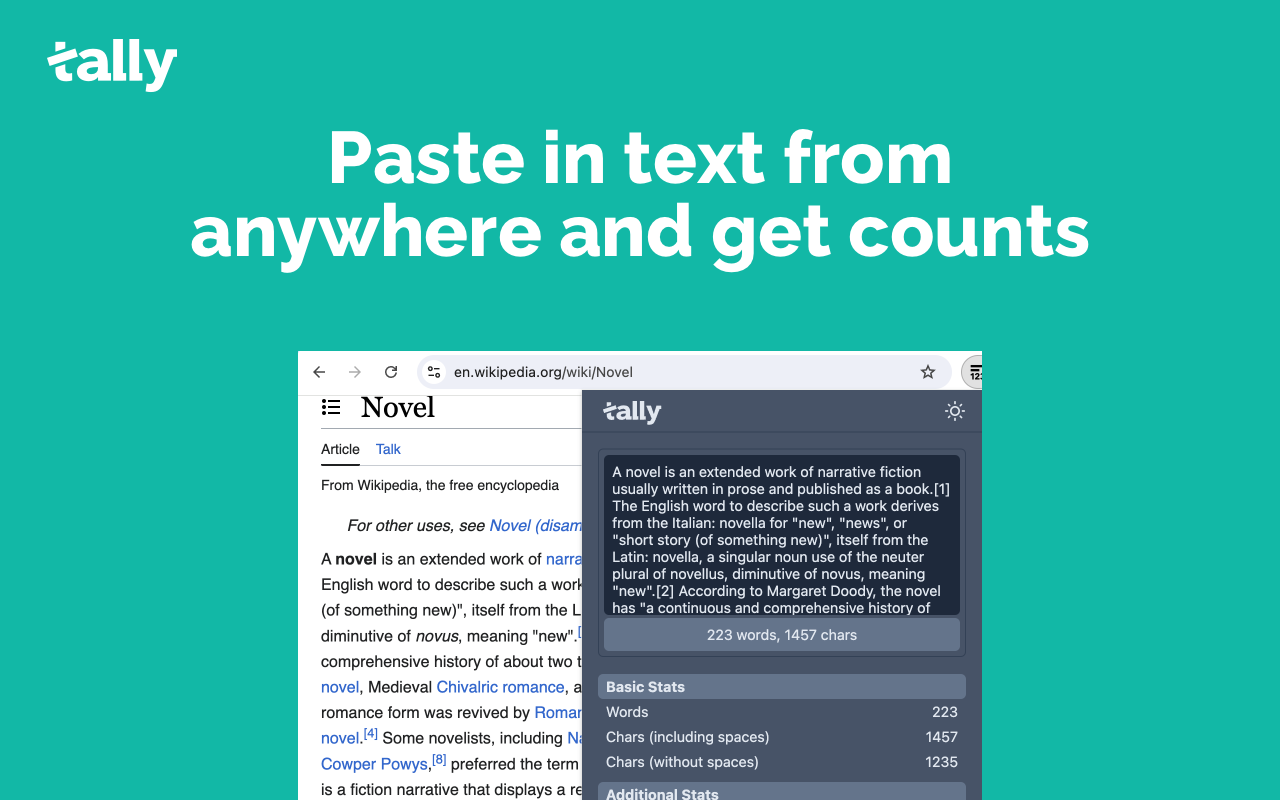 Word Counter (Tally) - 截图 2