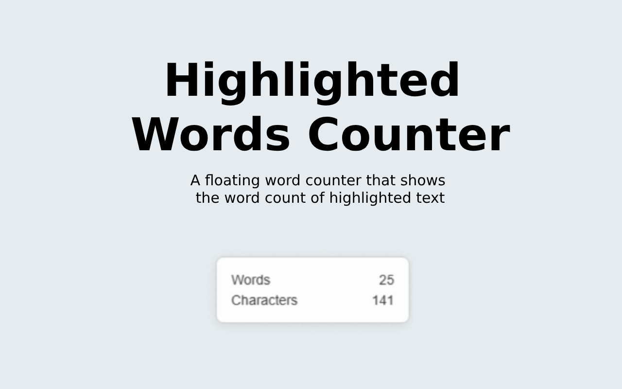 Highlighted Words Counter - 截图 3