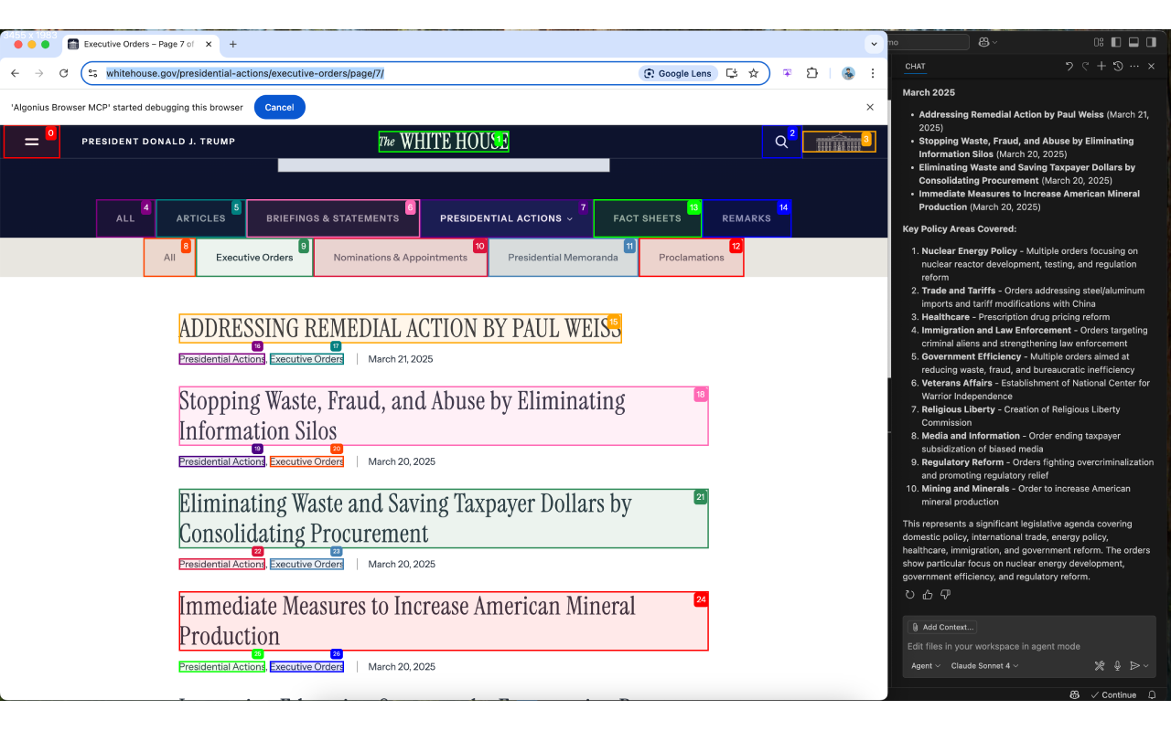 Algonius Browser MCP - 截图 1