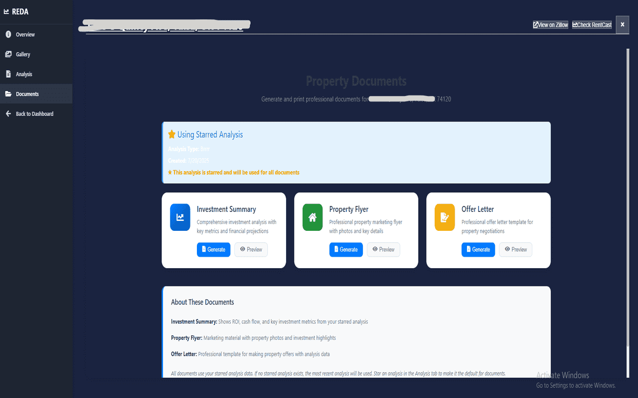 Real Estate Deal Analyzer - 截图 2