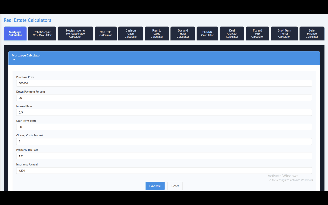 Real Estate Deal Analyzer - 截图 3