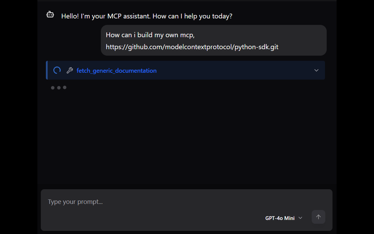 MCP Assistant - 截图 3