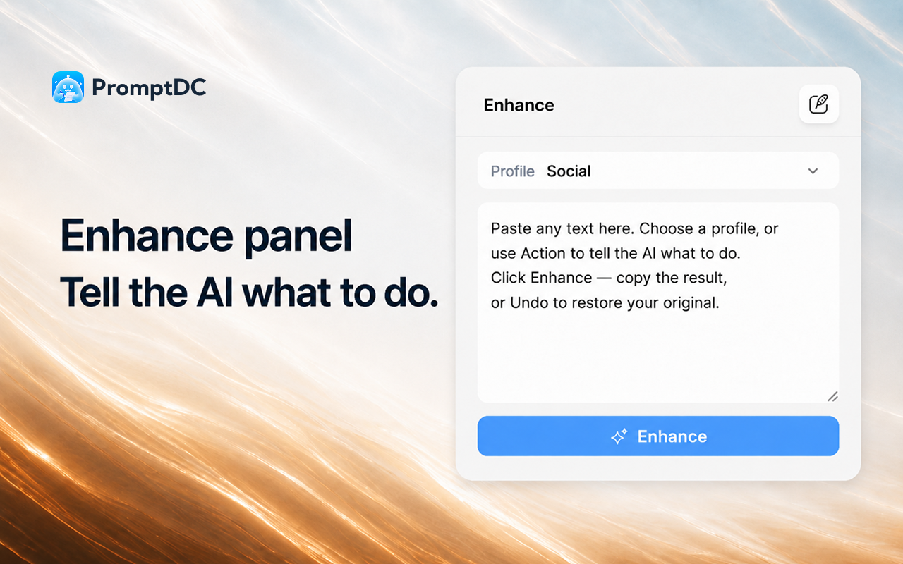 PromptDC – AI Prompt & Writing Assistant - 截图 4
