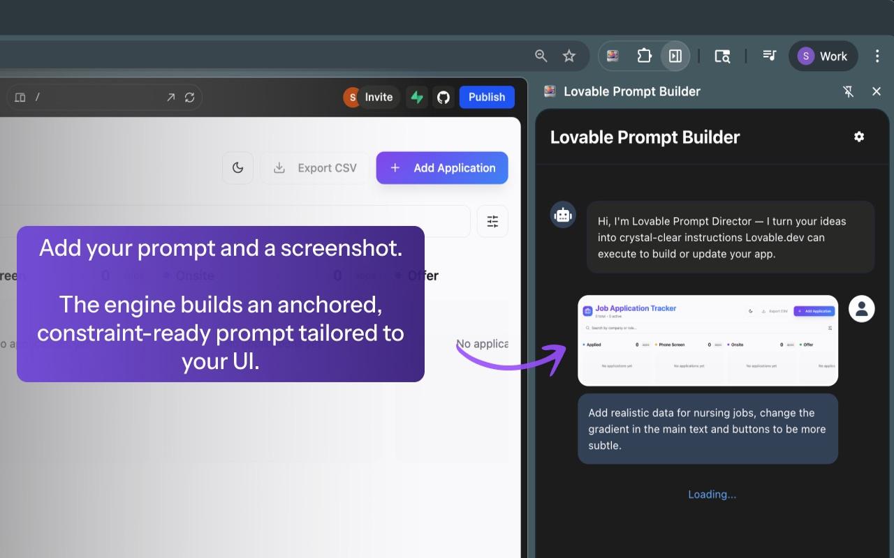 Lovable Prompt Director - 截图 4