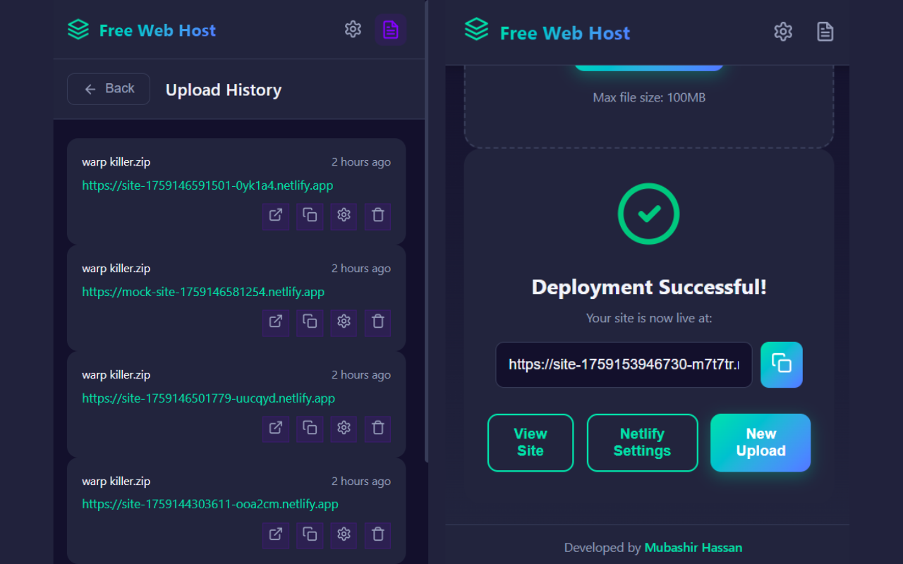 Free Web Host - 截图 2