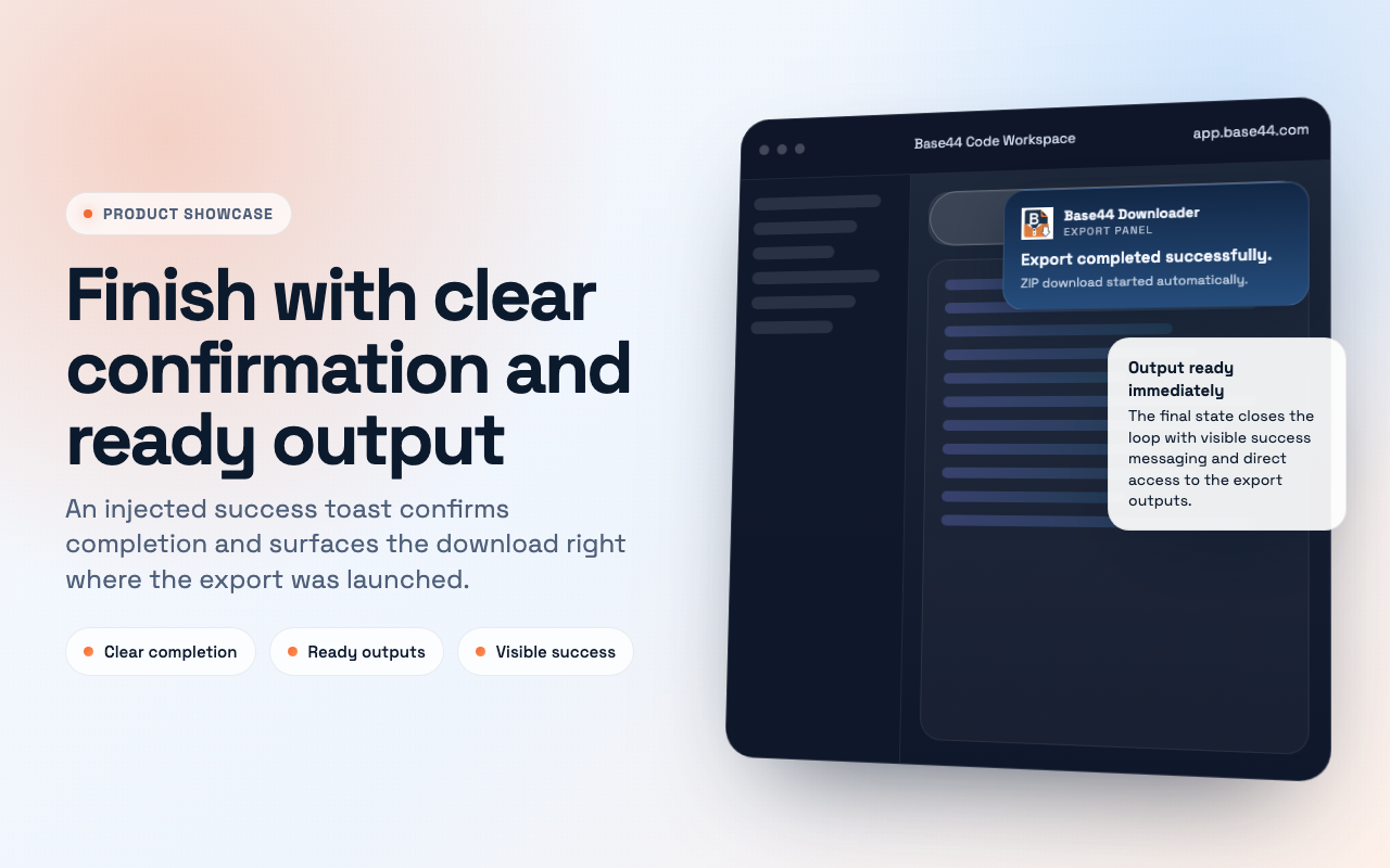 Base44 Downloader - 截图 2