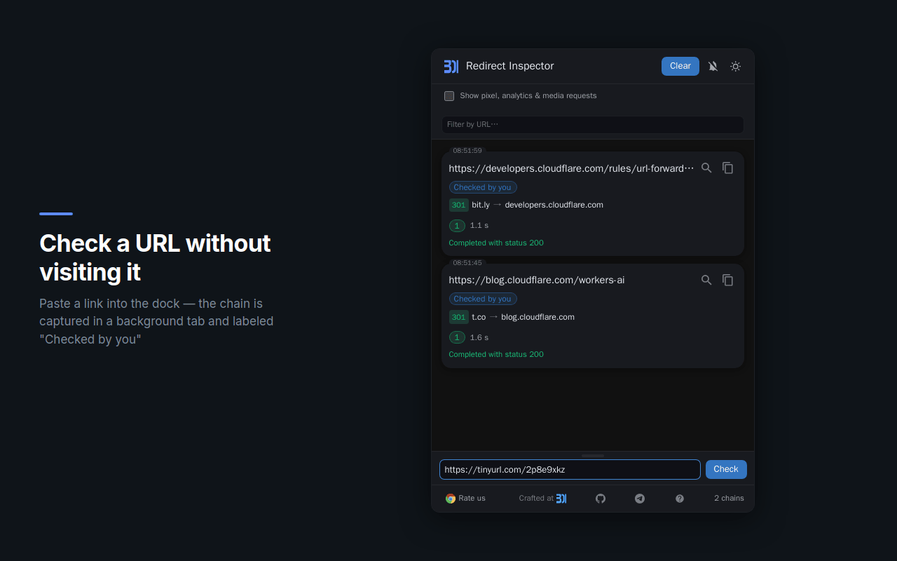 Redirect Inspector — Link & Redirect Checker - 截图 2