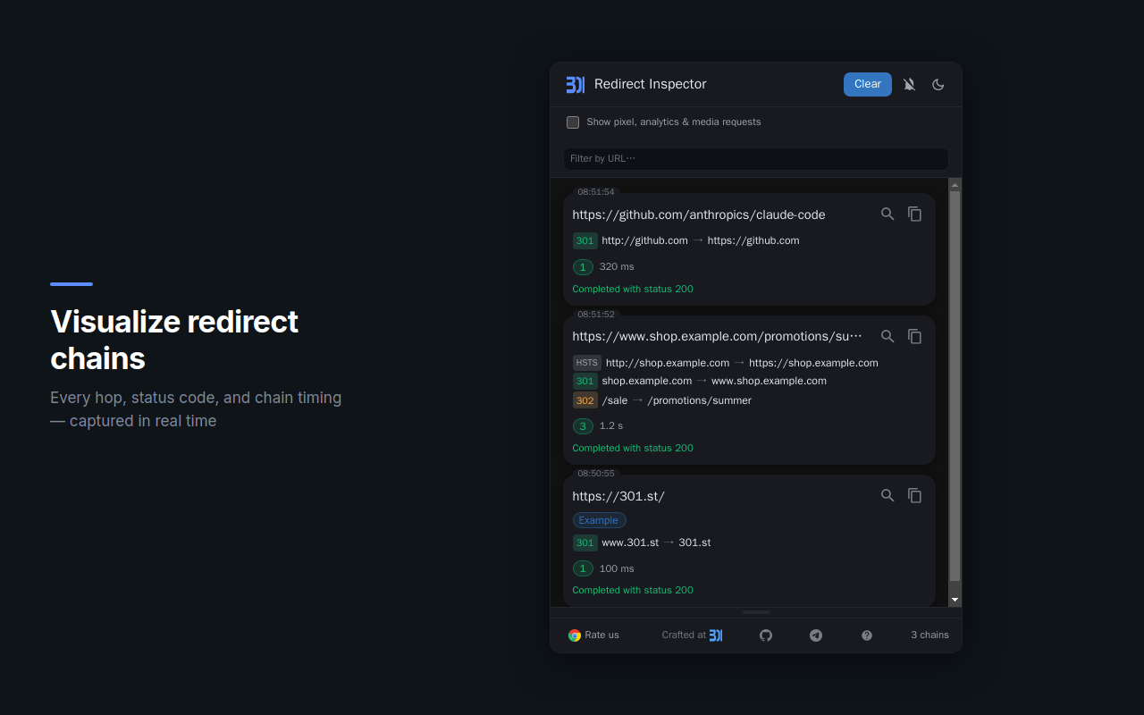 Redirect Inspector — Link & Redirect Checker - 截图 5
