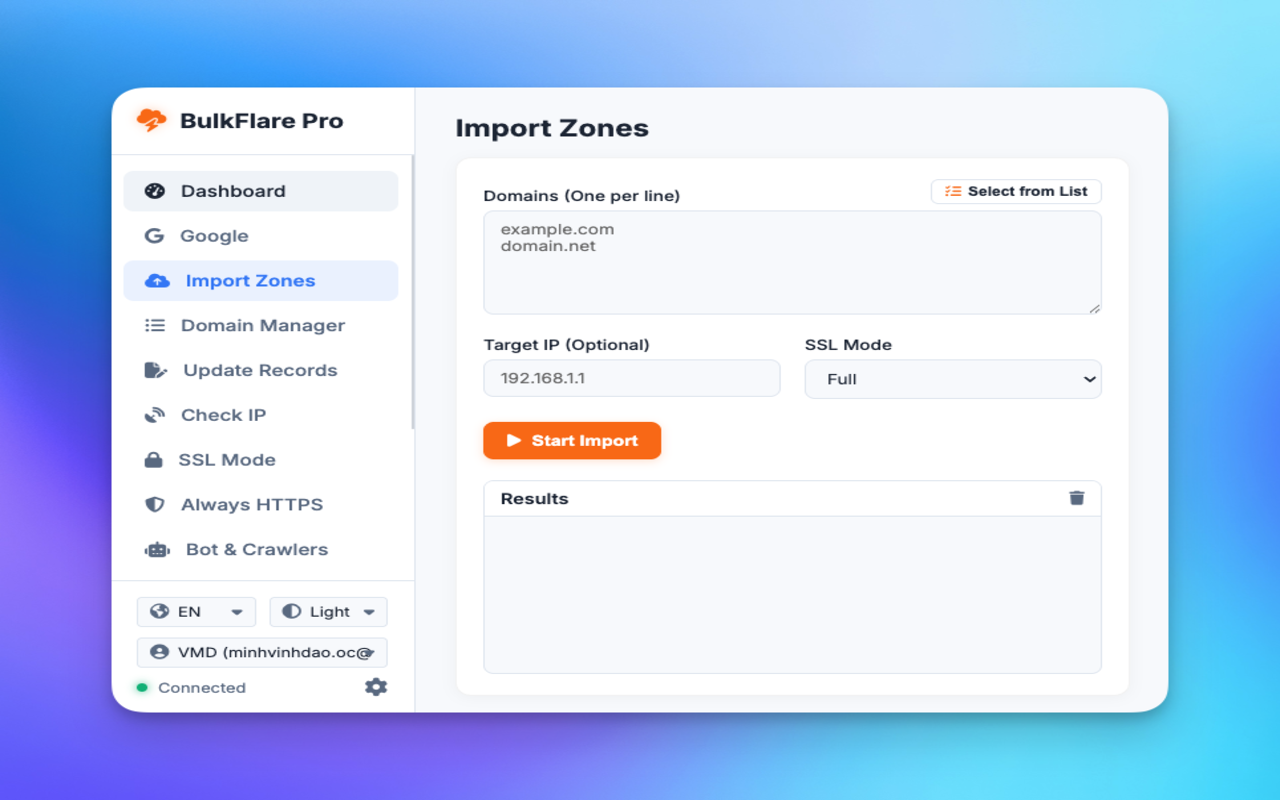 BulkFlare Pro - Cloudflare Bulk Manager - 截图 4