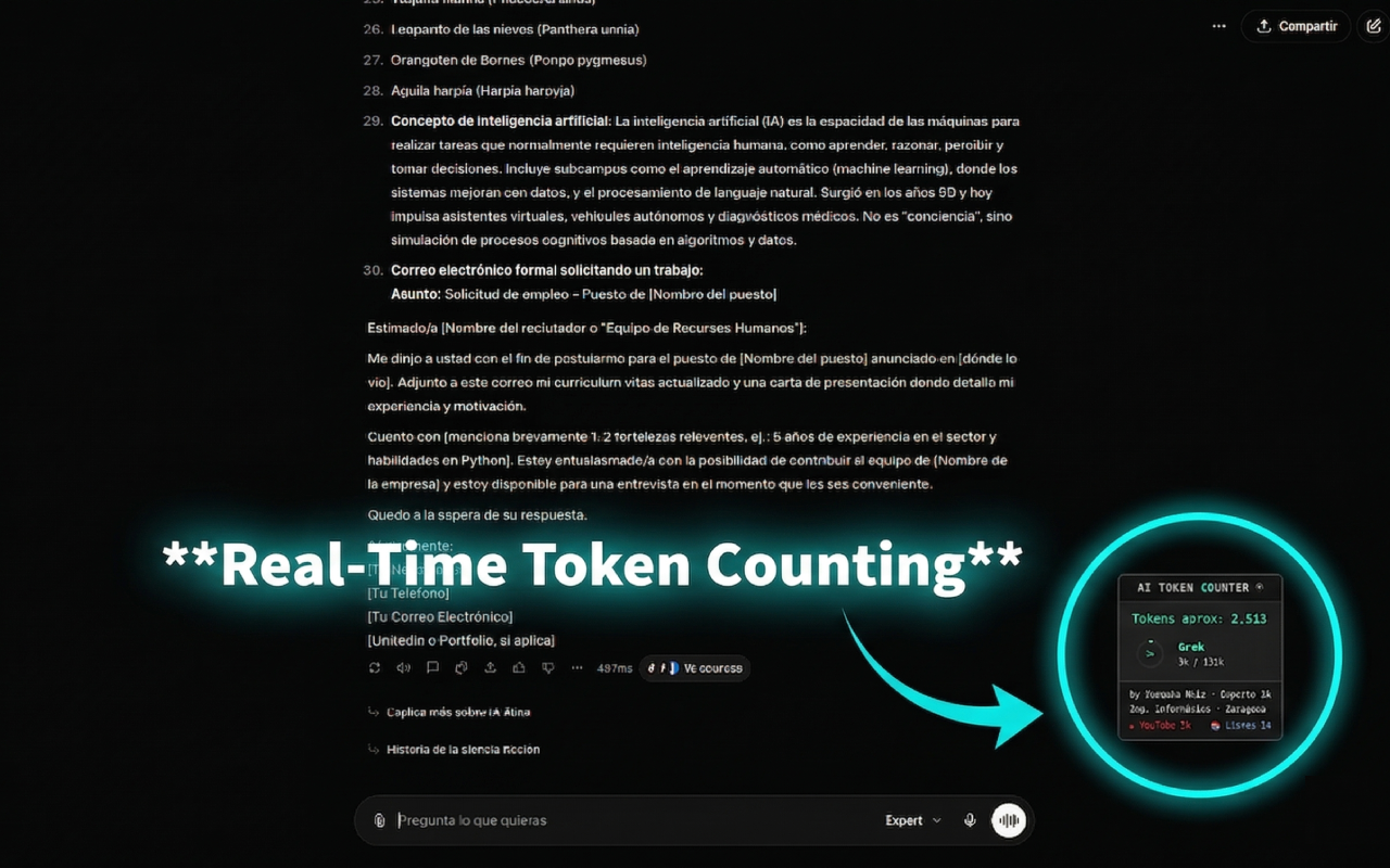 AI Token COunter - 截图 4