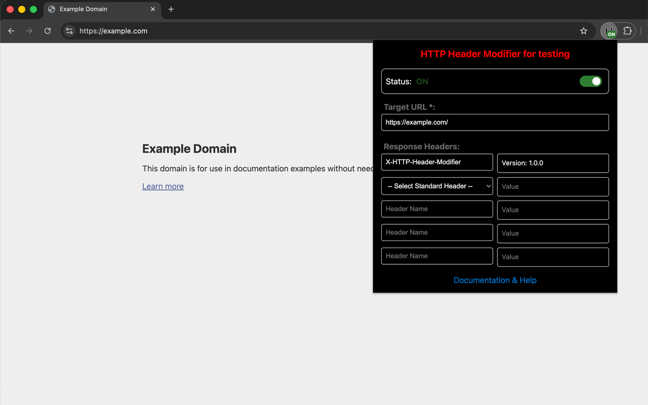 HTTP Header Modifier for testing - 截图 2