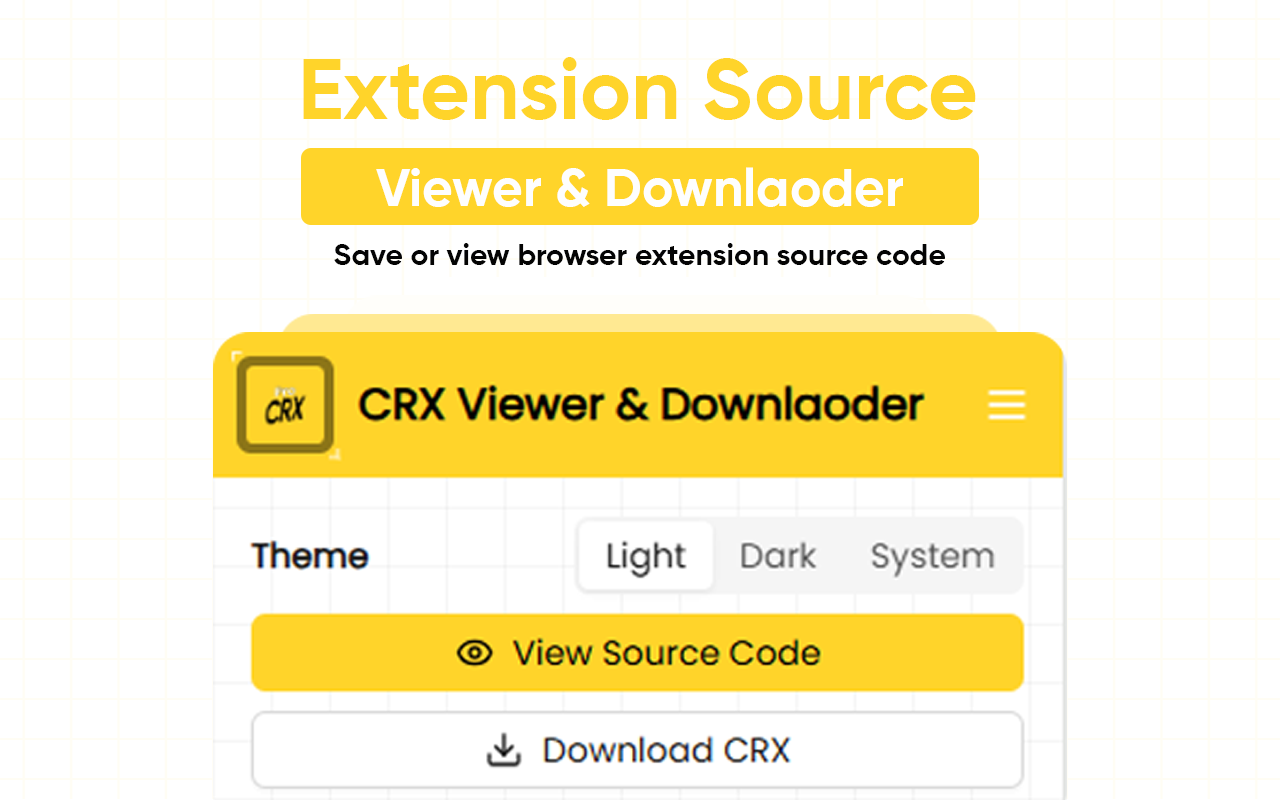 Extension Downloader & Source Viewer - 截图 2