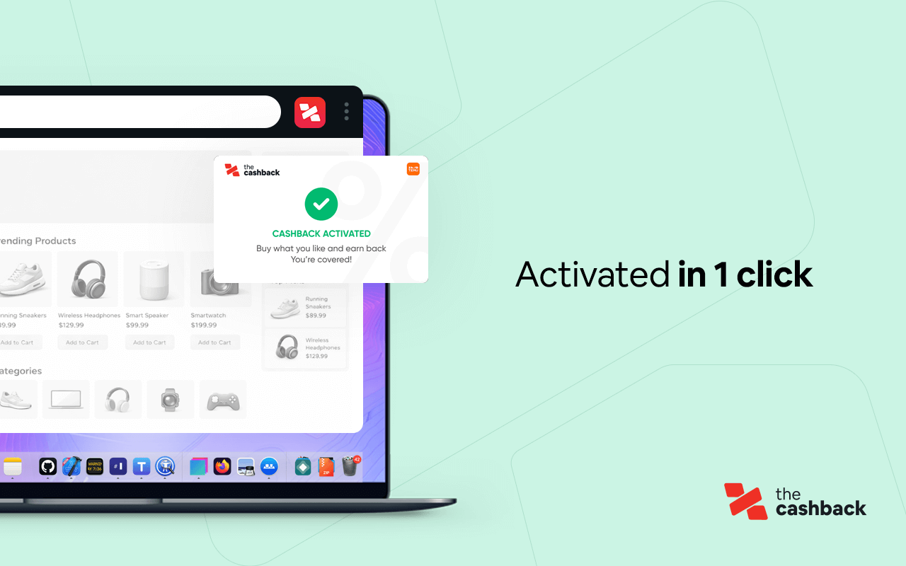 TheCashback – never miss cashback - 截图 1