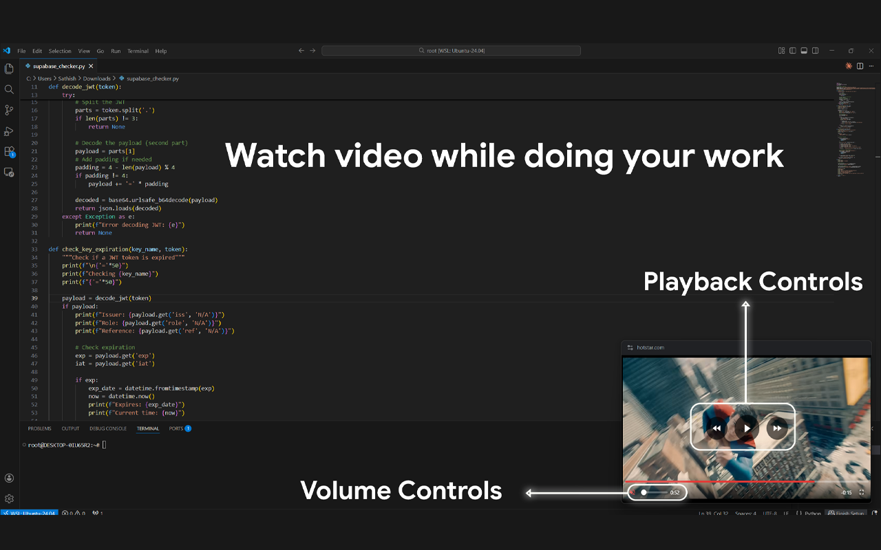 PiP Player Pro - Picture-in-Picture with Controls for OTT and HTML5 Videos - 截图 2