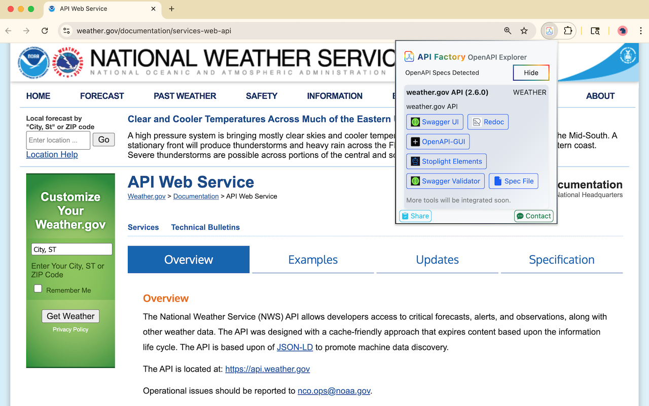 API Factory - OpenAPI Viewer & Playground - 截图 2