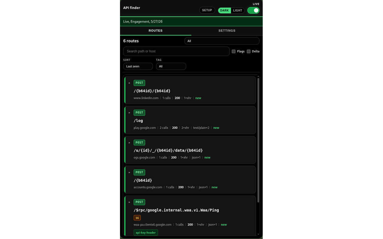API finder - 截图 2