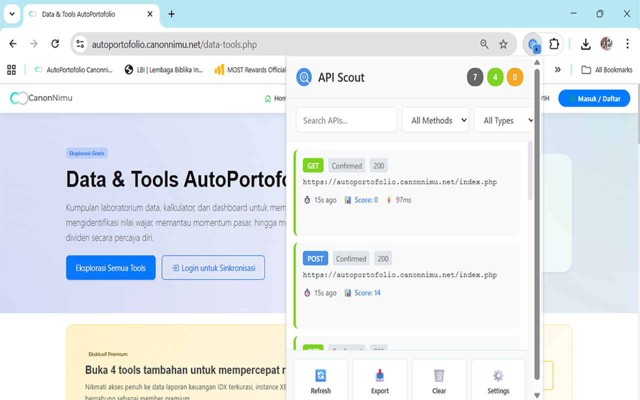 API Scout Professional - 截图 1