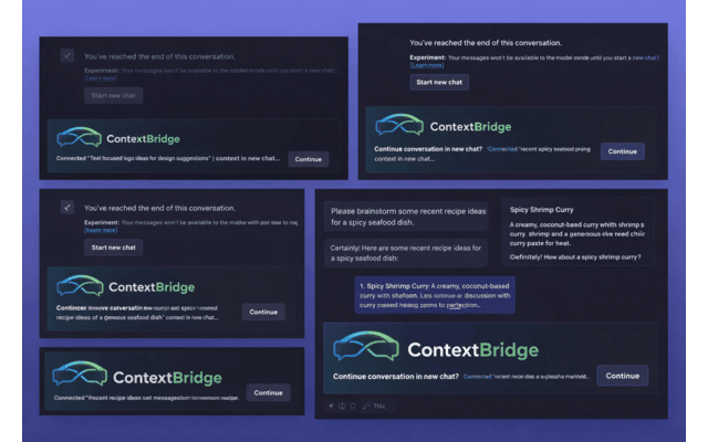 ContextBridge: AI Chat Memory & Prompts - 截图 1